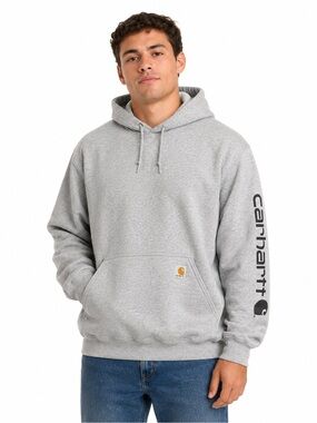 Carhartt Gray Loose Fit Pullover
Hoodie Size Small
